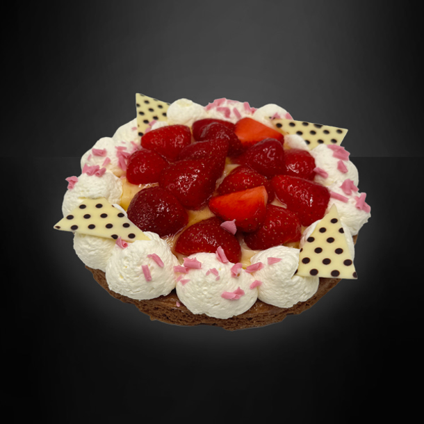 Afbeelding van Aardbei zandtaartje